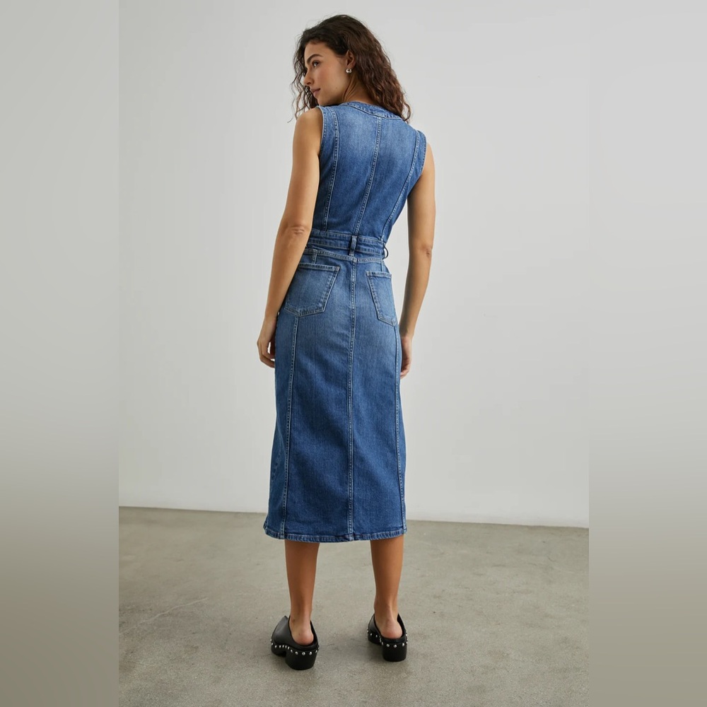 Rails Westwood Denim Dress M - Picture 8 of 10